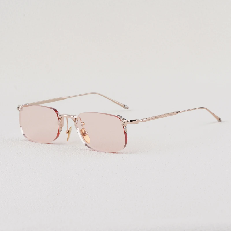 

JMMFD 2025 New Style Rimless Rectangle Sunglasses for Men and Women High Quality Brand Designer UV400 Outdoor Luxury Eyeglasses