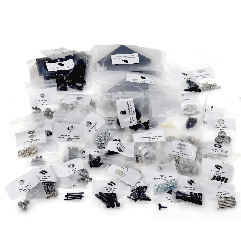 

The For Rat Rig V-Core 3.1 screw kit contains 3030 five-hole connecting plate corner code fasteners