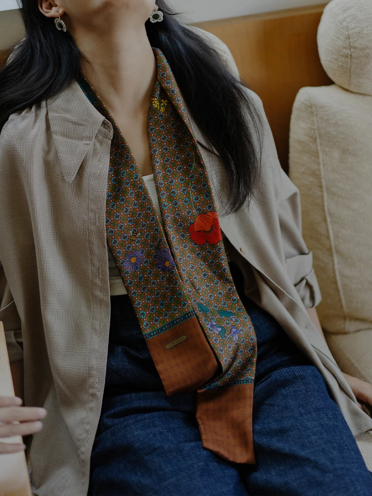 chowxiaodou-original-longue-Echarpe-en-soie-a-motif-Etoile-lumineuse-et-six-briques-en-twill-de-soie-nouvelle-collection-automne-hiver-style-chinois-bandeau-pour-cheveux