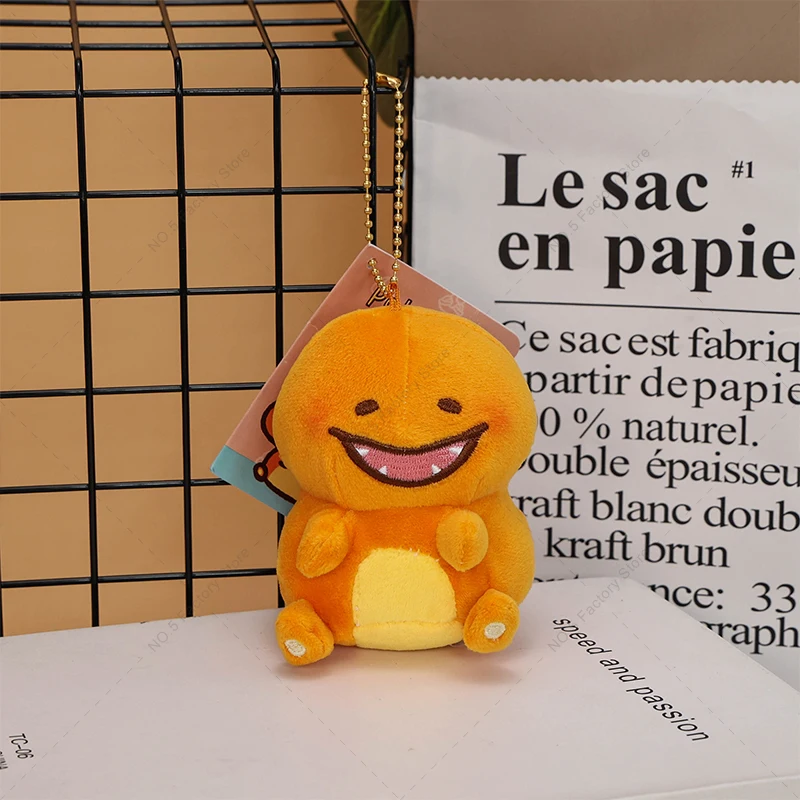 6 Stile Pokemon Gengar Eevee Bulbasaur Squirtle Charmander Plüschpuppe Rucksack-Anhänger Schlüsselanhänger Stofftier Halloween-Geschenk – Detail 6