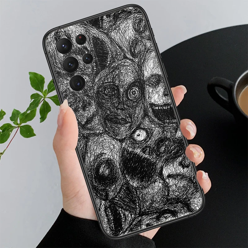 

Phone Case For Samsung A55 A16 A56 A36 A35 A15 A53 A54 A33 A34 A25 A05S A52 A52S A14 A26 A71 Demon Face Evil Ghost
