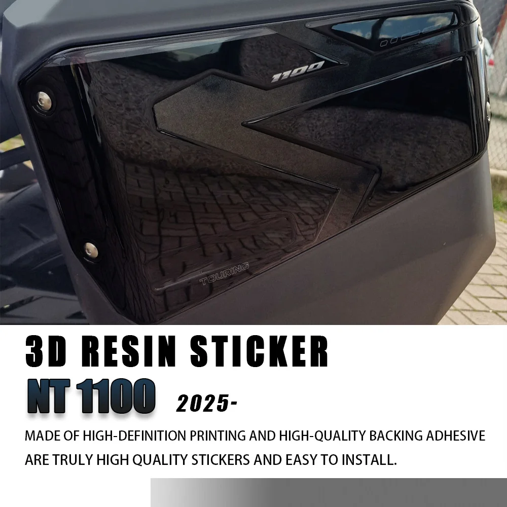 

Motorcycle modification Nt 1100 suitcase waterproof 3D resin sticker for NT 1100 2025 accessories