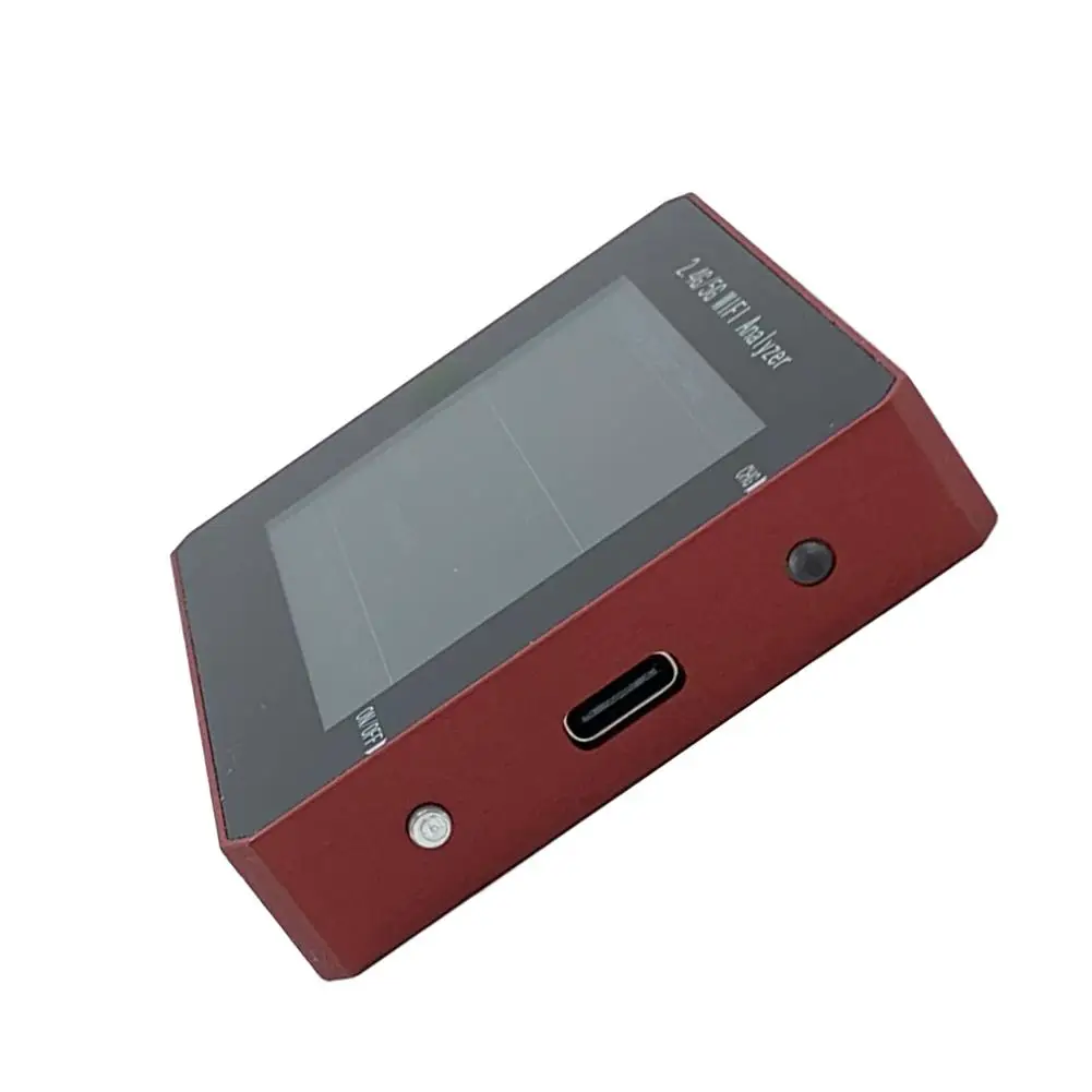 WIFI Signal Scanner For 2.4G/5G WIFI Signal Usage Analyzer Router Management Assistant 2.4inch Color Display TYPE-C Interface