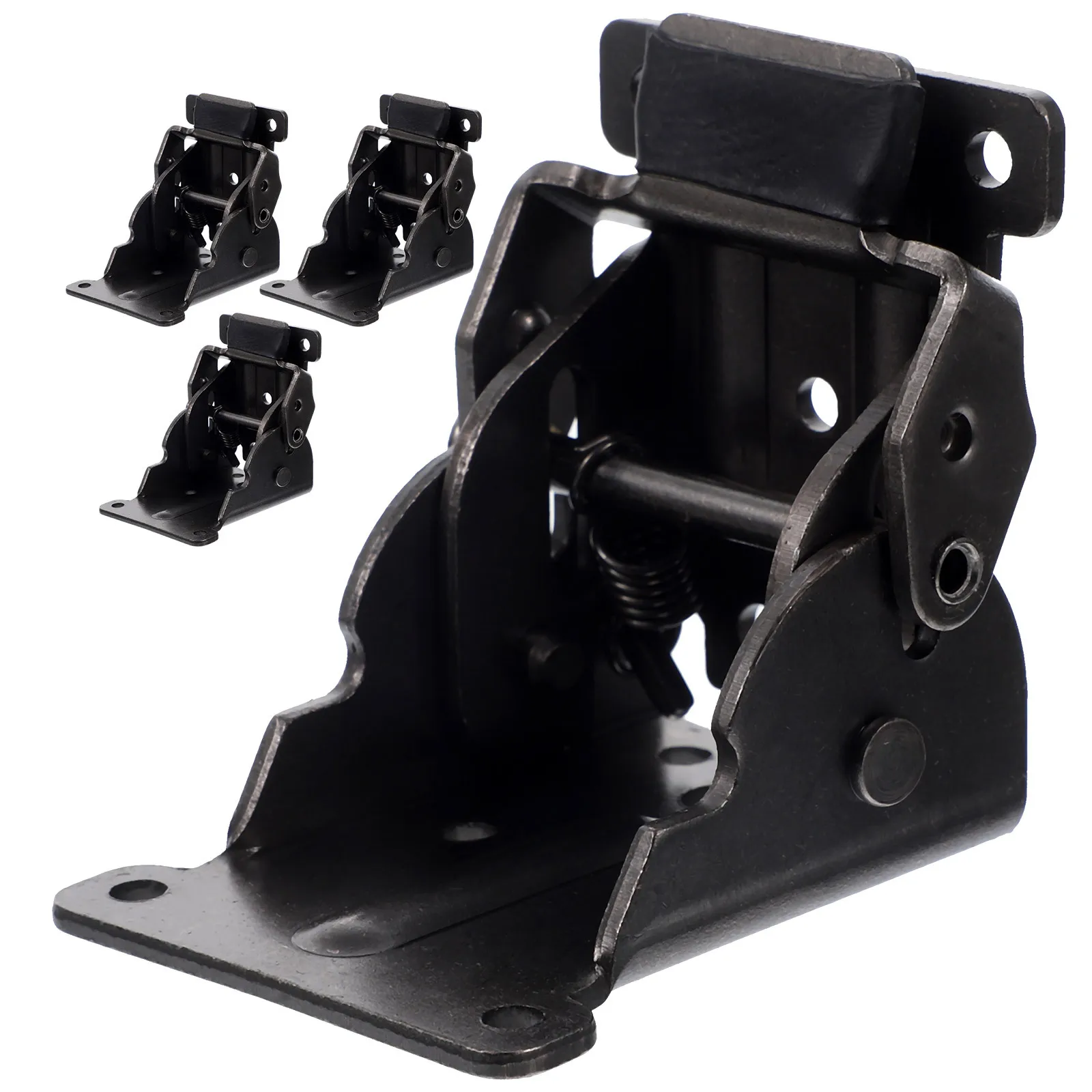 

4pcs Table Leg Hinge 90 Degree Self Locking Folding Shelf Hinge For Furniture Heavy Duty Spring Loaded Hinges Garage Door