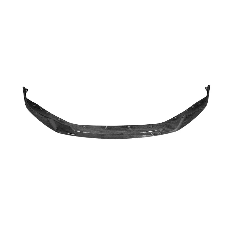 

RevoZport Style Carbon Fiber Front Lip Splitter Aggressive Aero Body Kit Bumper Spoiler Replacement Polished
