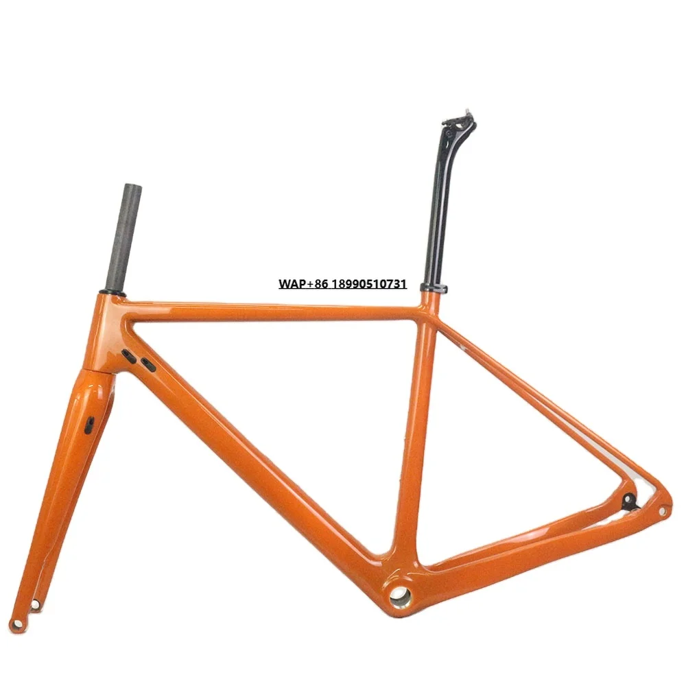 

GR029 Carbon Gravel Frames Bike Frameset BSA 700C*42C Di2&Mechanical Racing Carbon Road Frame Disc-Brake Bicycle Frame