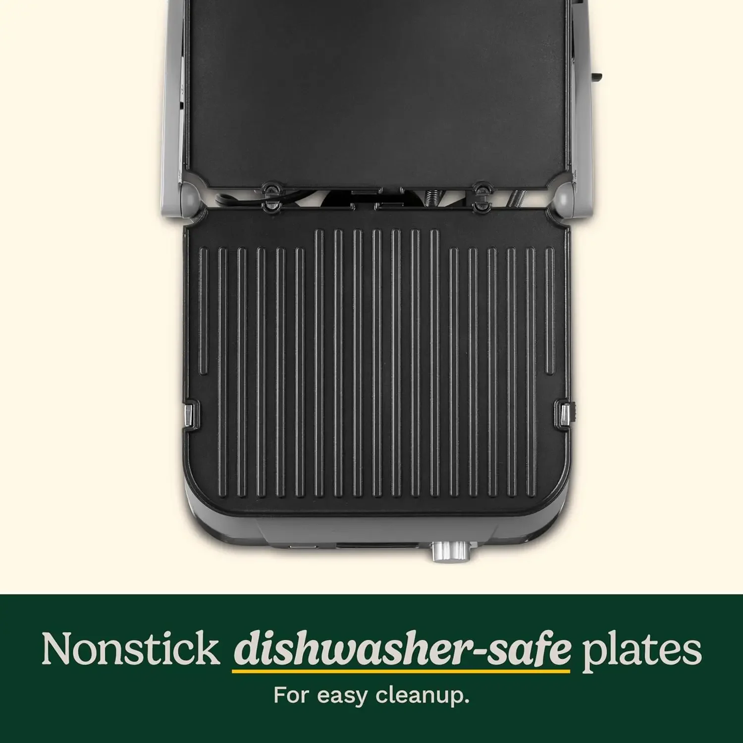 Griddler FIVE, Enjoy 5-in-1 Functions, LCD Display, Wide Temperature Range and Sear Function, Stainless Steel