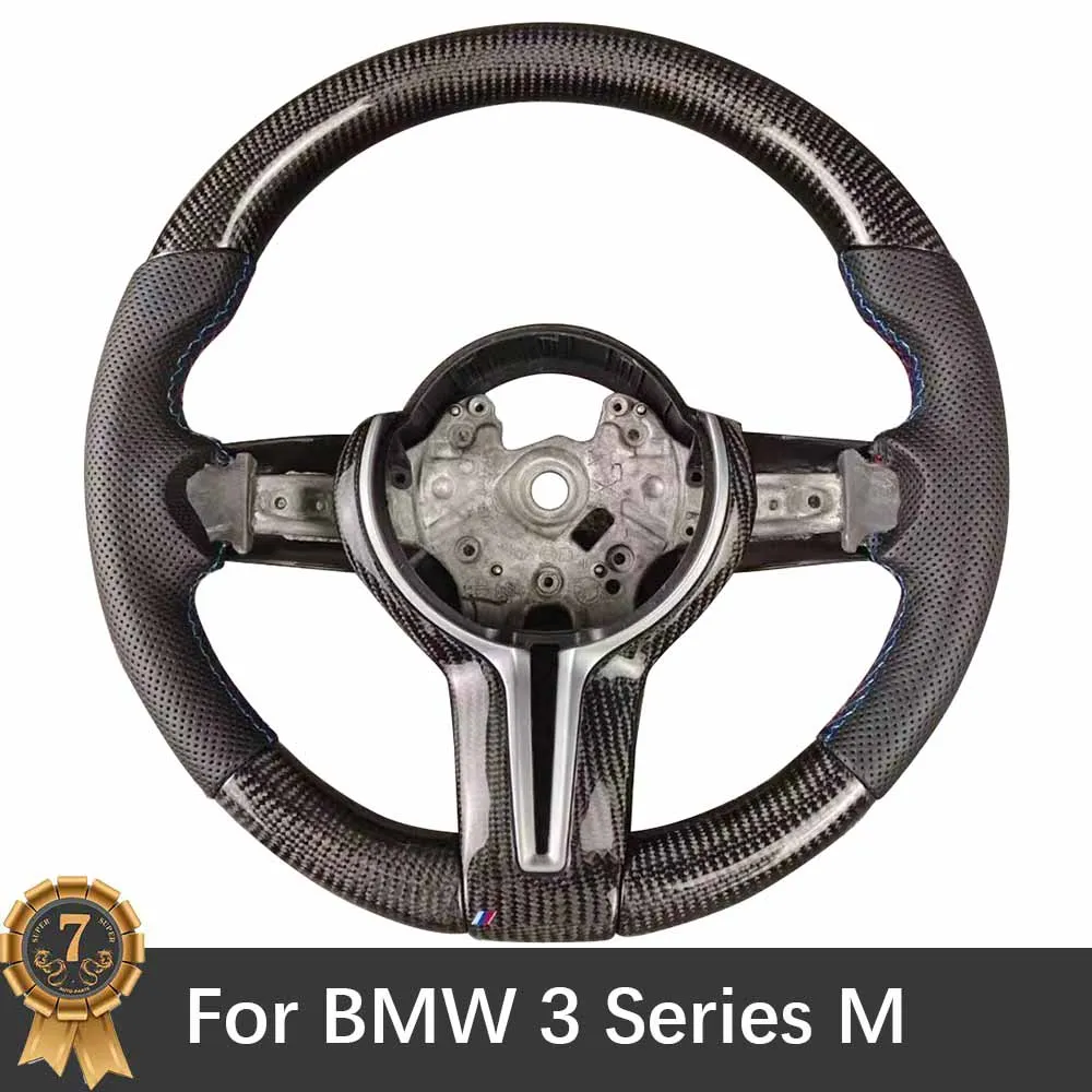 

Для BMW 3 серии M преобразовано в M3 углеродное волокно основание рулевого колеса перфорированные кожаные аксессуары