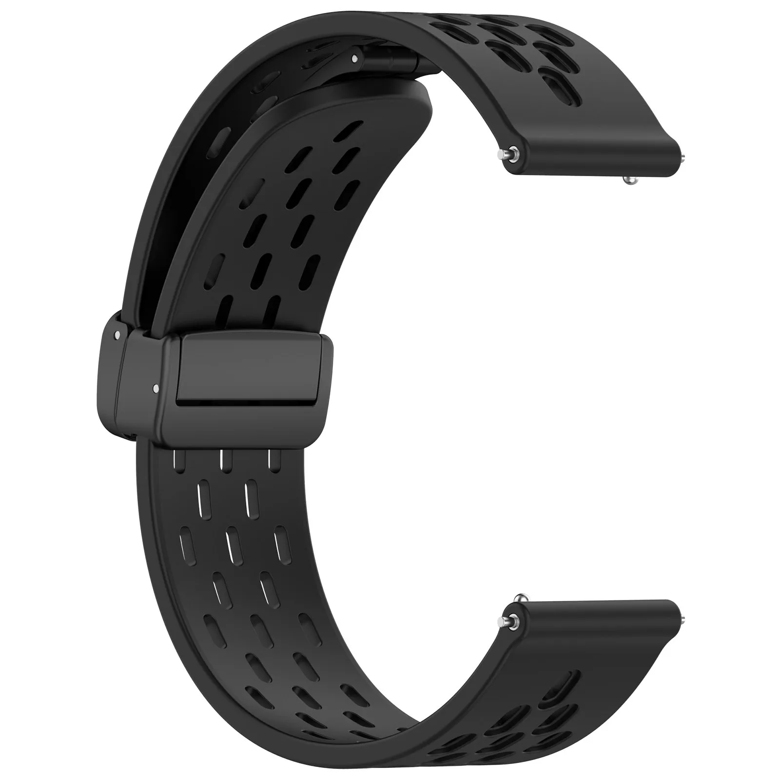 Magnetic Silicone Strap for Huawei Watch GT4 41mm Sports Soft Band Hollow-out Breathable Watchband for huawei watch gt 4 46mm