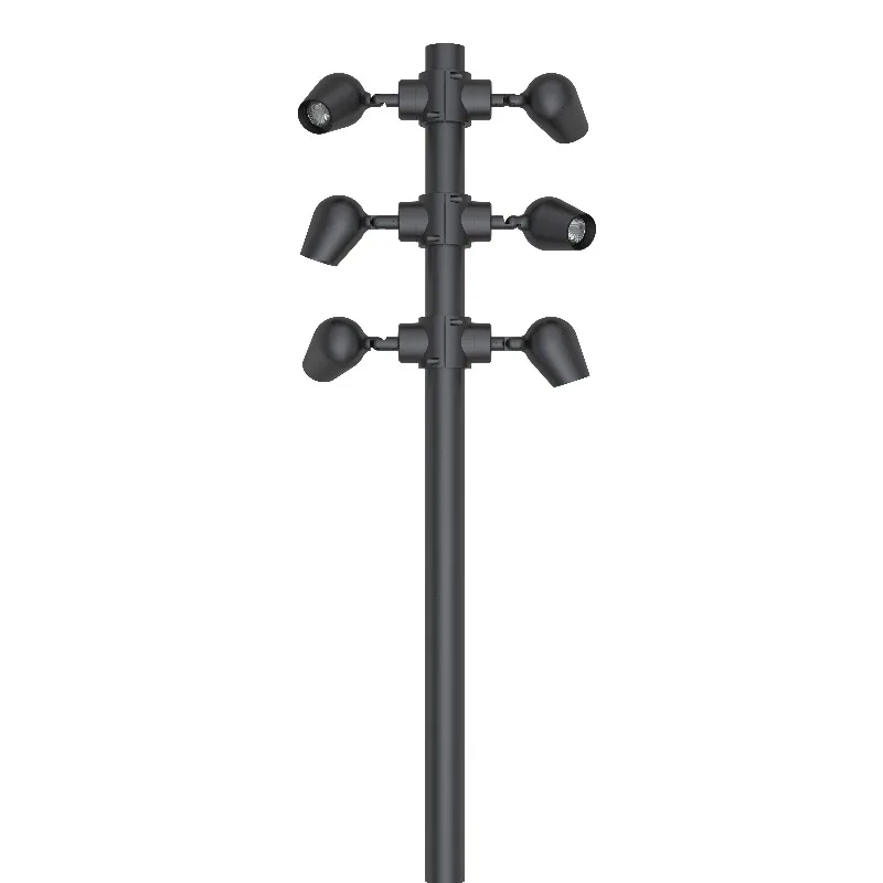 Outside the driveway, garden light-emitting diode post lights, street lights, outdoor pillar top lights