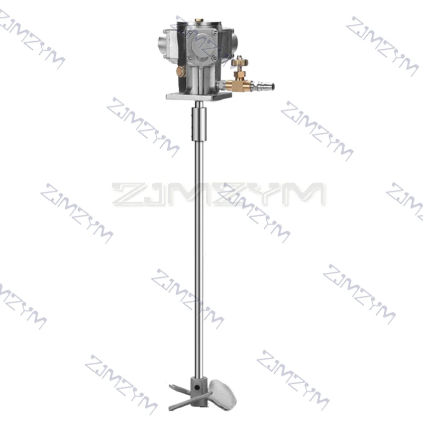 60L Pneumatic Mixer Air Agitator Air Blender Stirrer Aluminum Alloy Air Mixing Machine 2800RPM 1/8HP 5 Gallon Mixing Equipment