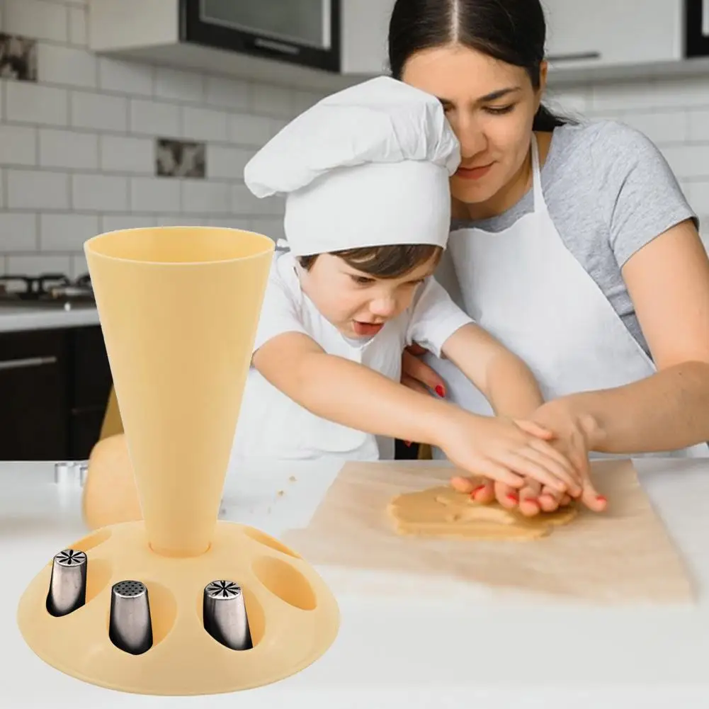 Suporte de saco de pastelaria ferramenta de cozimento suporte de armazenamento conjunto de ferramentas de decoração de bolo com saco de tubulação suporte 8 bicos suportes para profissional