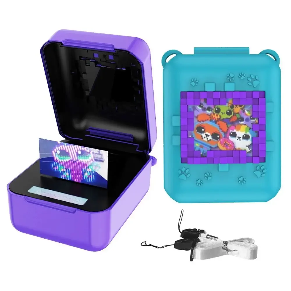 

Интерактивная игрушка Bitzee, цифровой чехол для домашних животных, аксессуары для ветурных игр со шнурком, противоударный силиконовый защитный чехол
