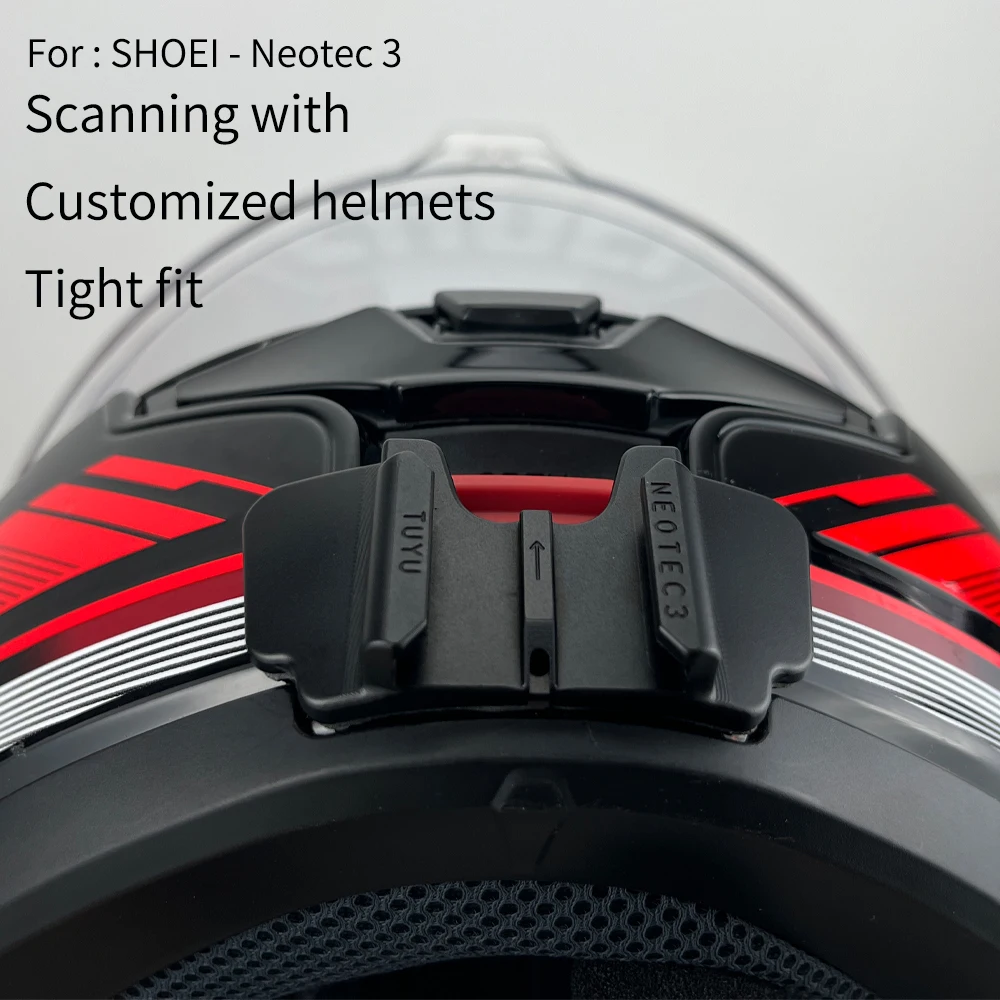 For SHOEI Neotec 3 Customized Helmet Chin Mount Aluminium Mount for GoPro Hero 12 11 10 9 8 7 Insta360 X3 X2 ACE Pro DJI Camera