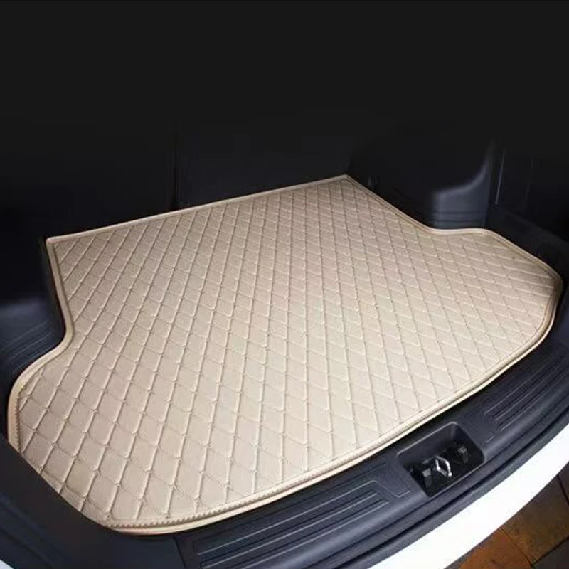 

Durable Custom Colorful Leather Car Trunk Mat For Skoda Octavia Combi Touring 2012-2018 Auto Carpet Accessories Interior Parts