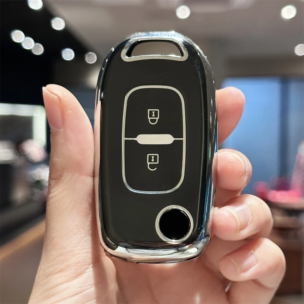 car remote key cover holder key case for Renault Sandero Stepway Logan 2 clio 5 Arkana captur Kadjar daster twingo trafic kwid