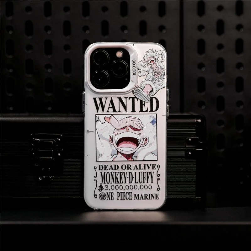 Cartoon Anime One Piece Luffy Phone Case For Apple iPhone 15 14 13 12 11 Pro Max Protective Back Cover Shockproof Bumper Funda