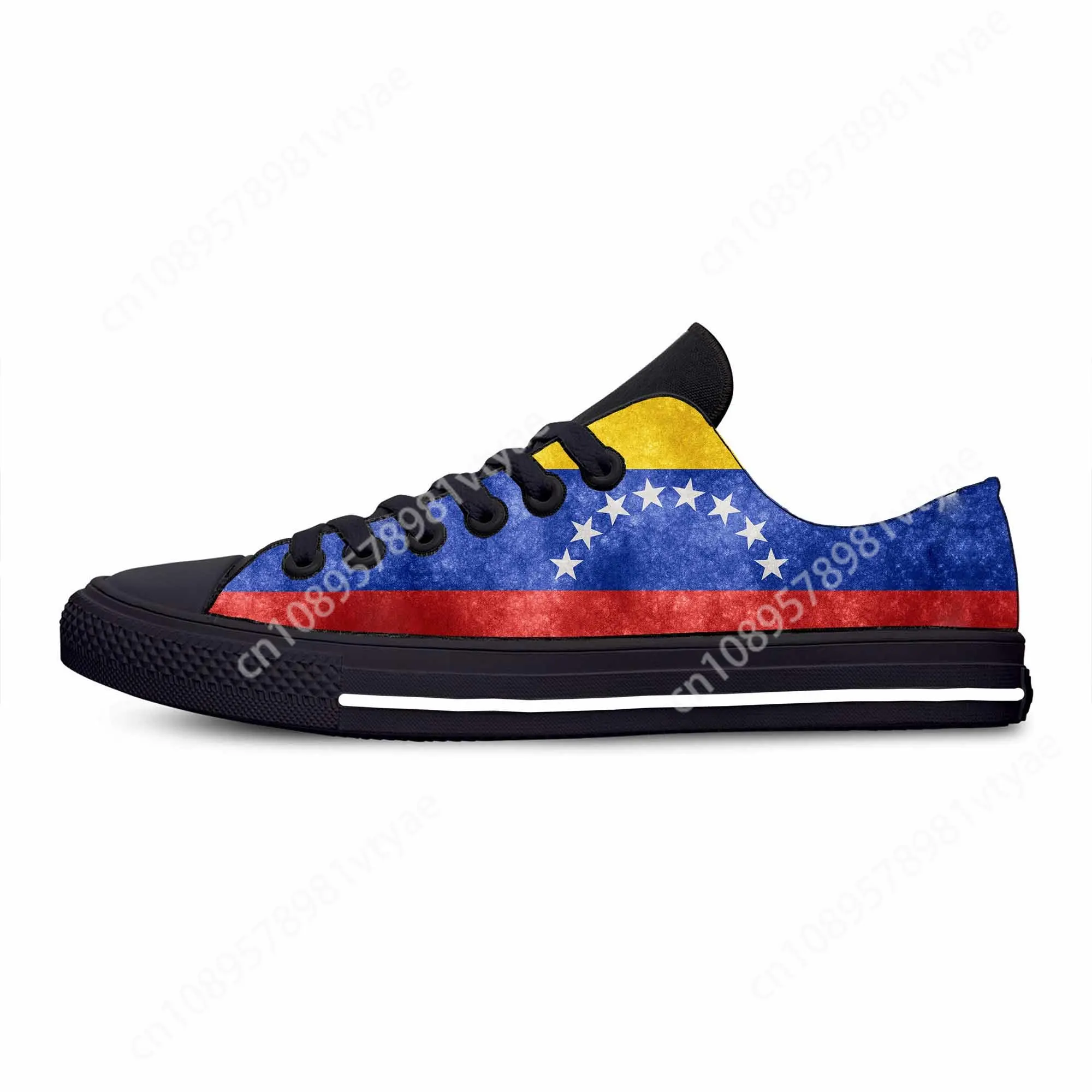 

Venezuela Venezuelan Flag Patriotic Pride Fashion Casual Cloth Shoes Low Top Comfortable Breathable 3D Print Men Women Sneakers