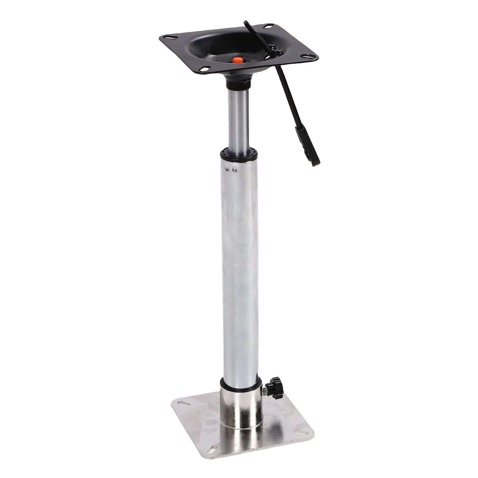 Boat Seat Pedestal Adjustable 550-750mm Riser Base Stainless Steel Removable Boat Post Base Kit Marine Pedestals Kit
