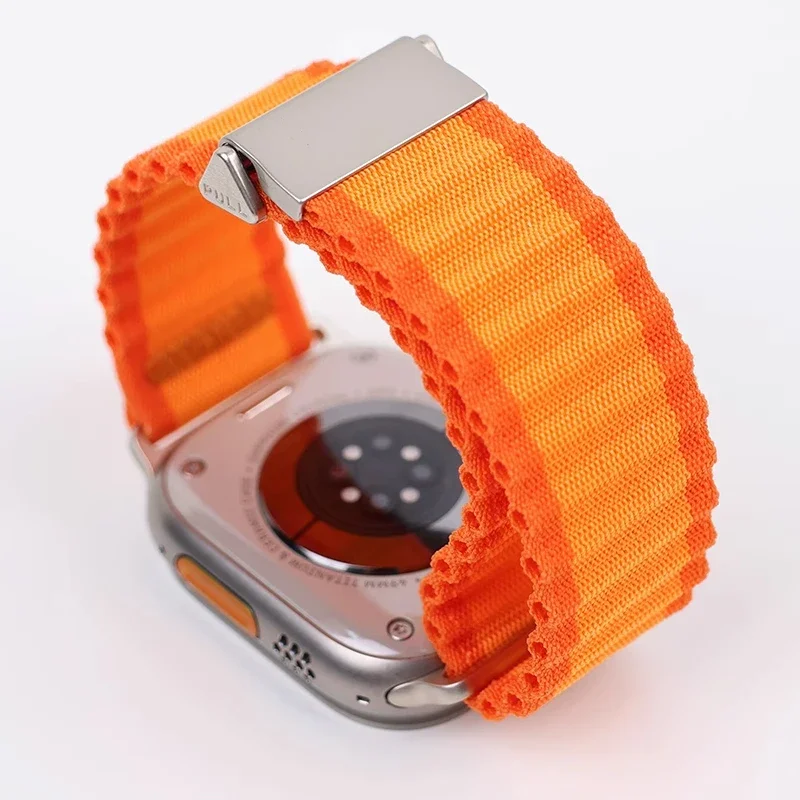 

Поп-парашютные ремни для Apple Watch Ultra 2 Band 49 мм 46 мм 45 мм 44 мм 42 мм 40 41 Нейлоновый браслет Correa IWatch Series 10 9 8 7 6