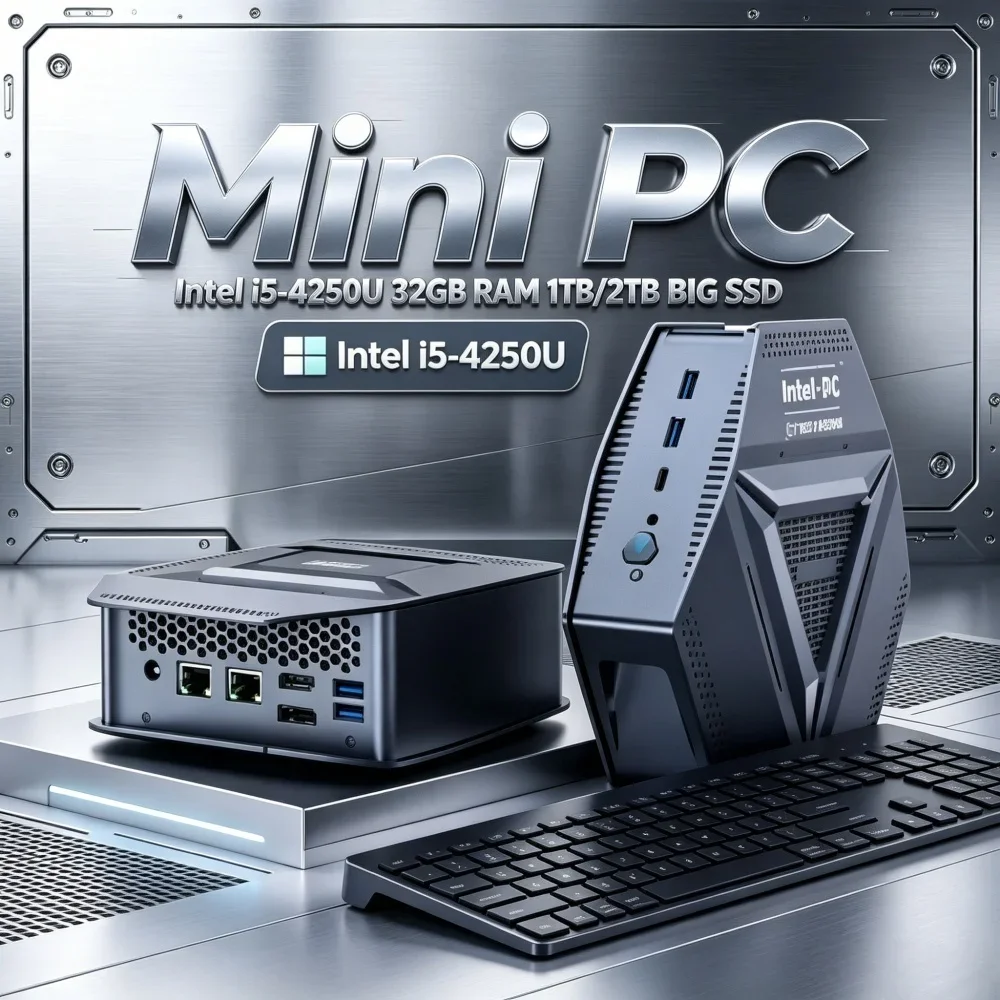 Type-C HD DP Gaming Mini PC Intel Core AMD Ryzen 7 8745HS WIFI6 2DDR5 Desktop Office/Home PC 4USB3.2 22.5G LAN Windows11