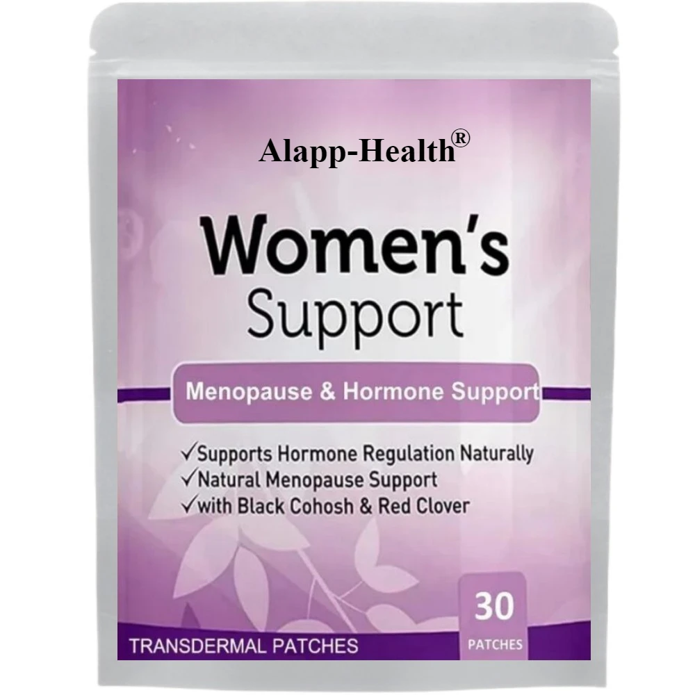 Womens Support Transdermal Patches Hormone Regulation Menopause Support -30 Patches One Month Supply