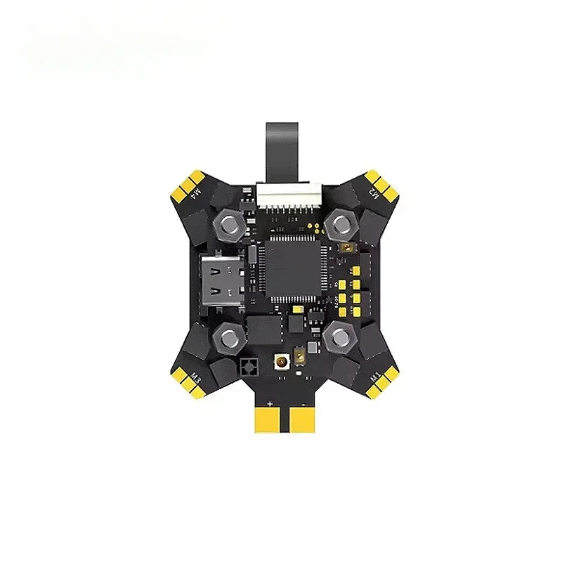 Nuevo Stack Borg 5S RX con Controlador de Vuelo Borg 5S RX FC / ESC Borg 60R para Piezas de Carreras FPV y Accesorios de Cámara