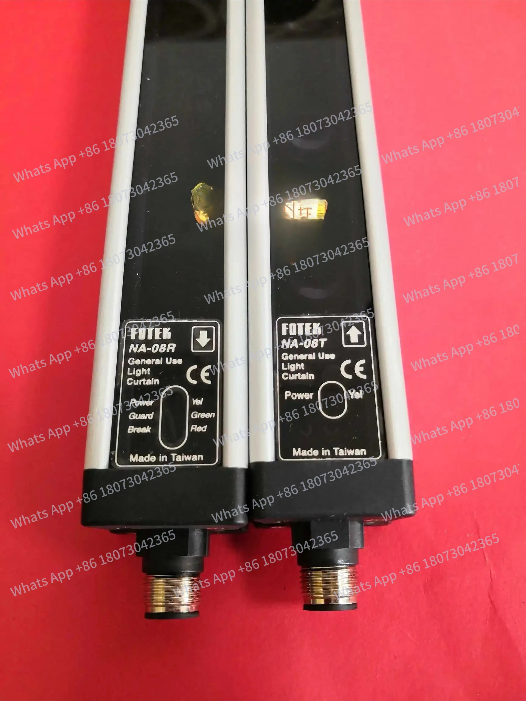 

1set NA-08E (NA-08R+NA-08T) New & Original Light Curtain Photoelectric Sensor NPN