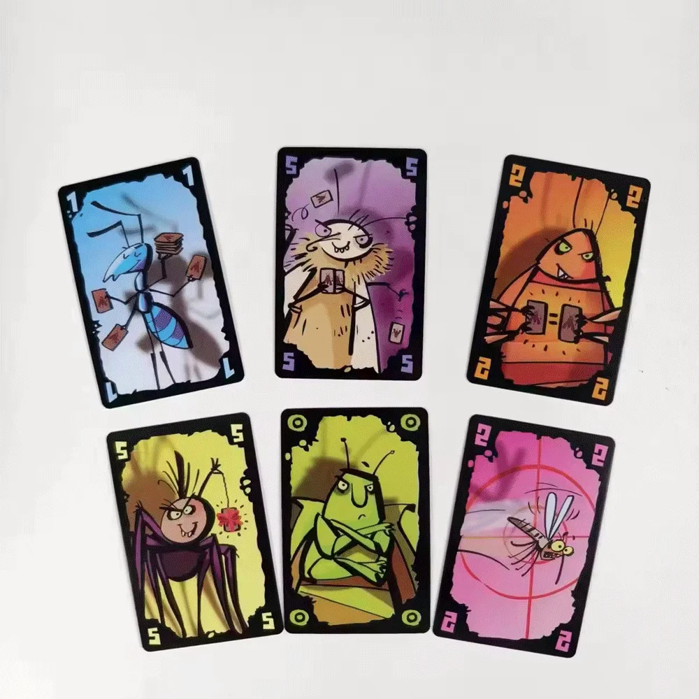 Polilla Tramposa Español Playing Card Game The Cheating Moth Spanish Board Game Juego Cartas Family Games For Party