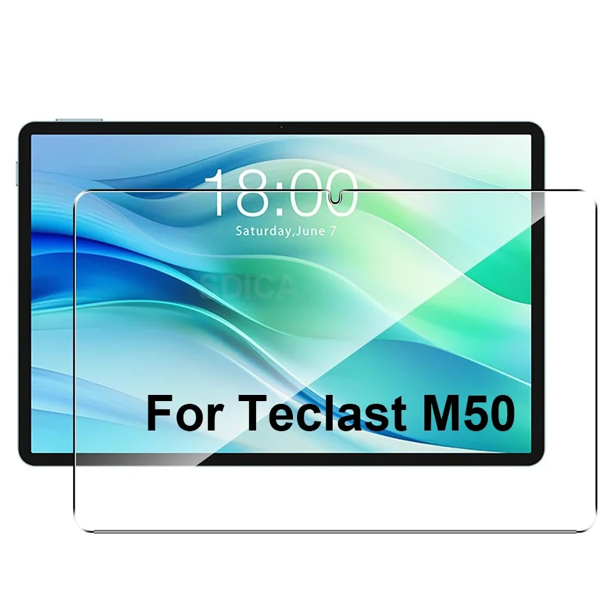 

9H Tempered Glass Screen Protector For Teclast M50 10.1 Inch 2023 Tablet Bubble Free Ultra Clear Protective Film