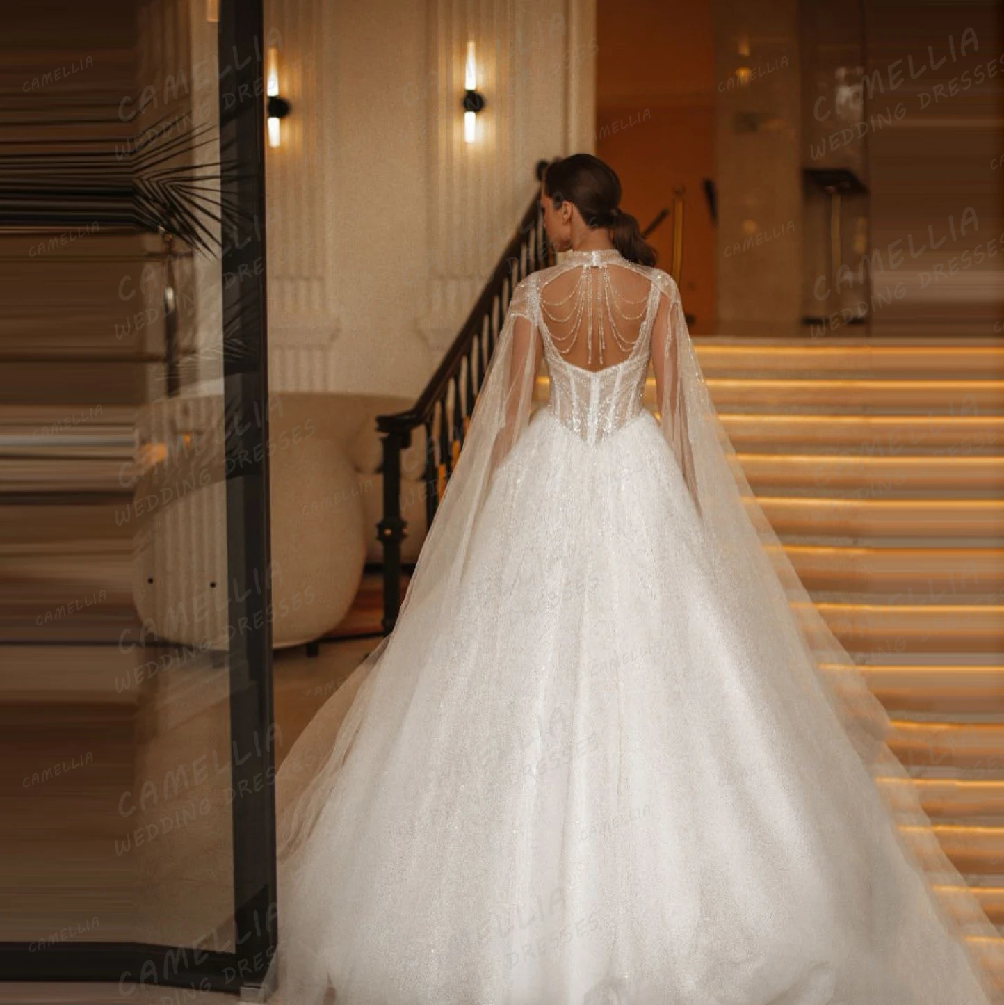 Apliques requintados uma linha vestidos de casamento feminino fofo vestidos de baile de noiva moda vestidos de novia personalizado robe de mariée