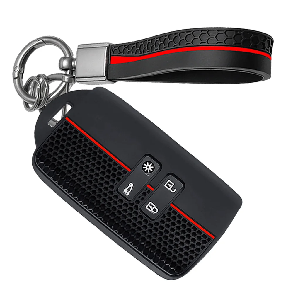 Silicone Car Key Cover Case for Dacia Logan 3 for Renault Captur Zoe Espace 5 Clio Megane 4 Arkana Arcan Key Holder Shell