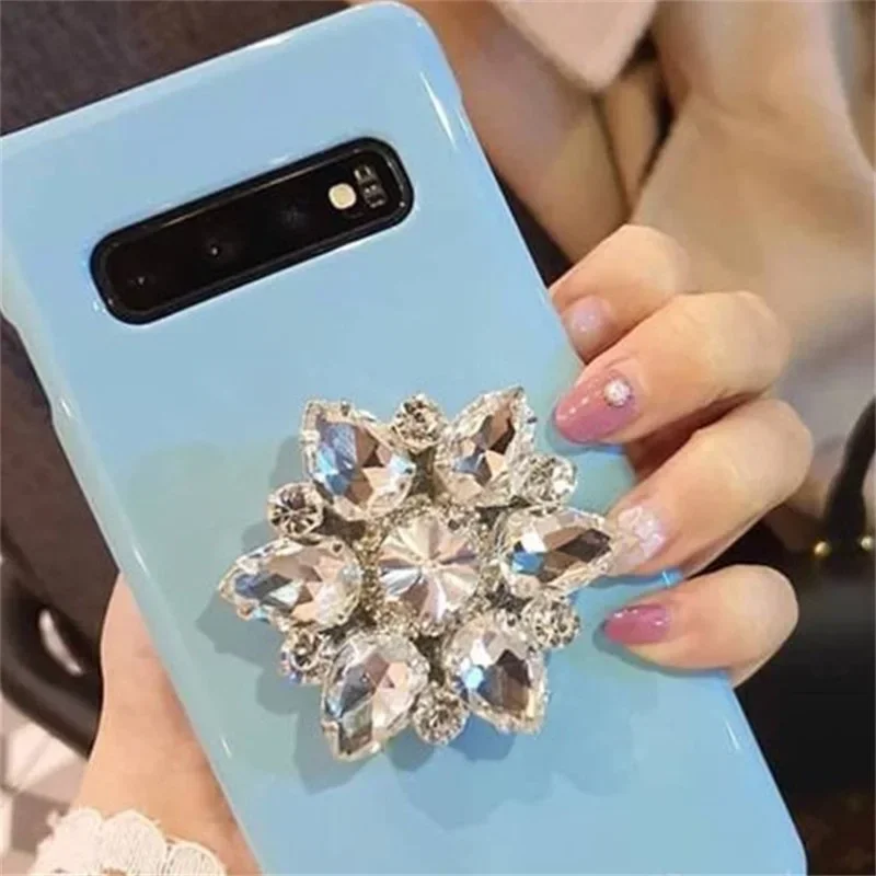 Luxurious Diamond Crystal  Grip Tok Stand For Cell Phone Holder Gem Noble Mobile Ring Support Universal Griptok Accessories