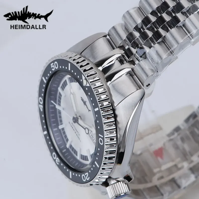 HEIMDALLR, relojes mecánicos Vintage para buzo para hombre, 200M, resistente al agua, espejo de zafiro luminoso NH36, relojes de movimiento automático para hombre 007