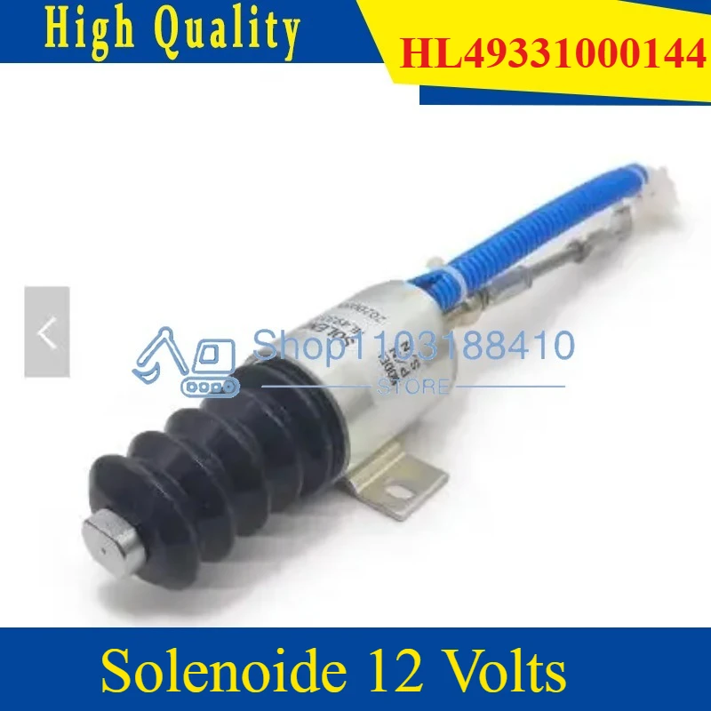 

12 Volts Solenoide Engine Fuel Shut Off Pull Push 3way Valvula Solenoide HL49331000144 12V DC Stop Solenoid Valve 24V For Cummin