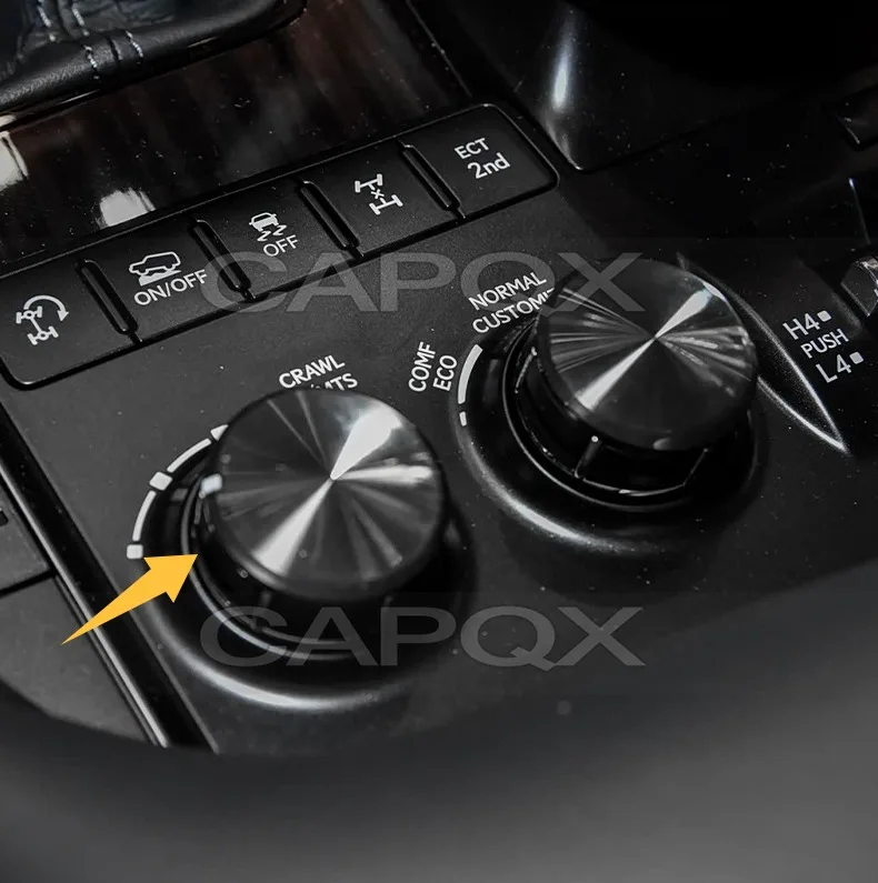 Car Crawling Switch Second Gear Start Anti-slip Lift Integrated Switch Knob For Lexus LX570 2016-2021