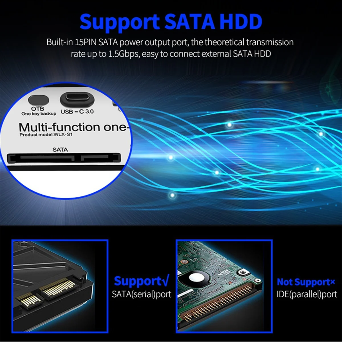 توسيع لوحة أمامية ، قارئ بطاقات 5 في 1 ، يدعم لوحة دعم مفتاح واحد ، 3 USB ، 2 منافذ USB ،!