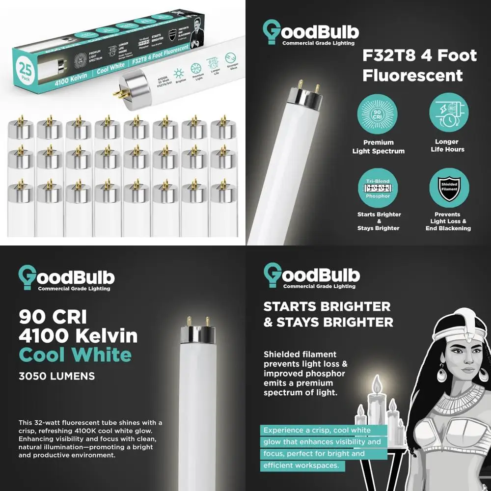 48 Inch T8 32W Fluo… - image