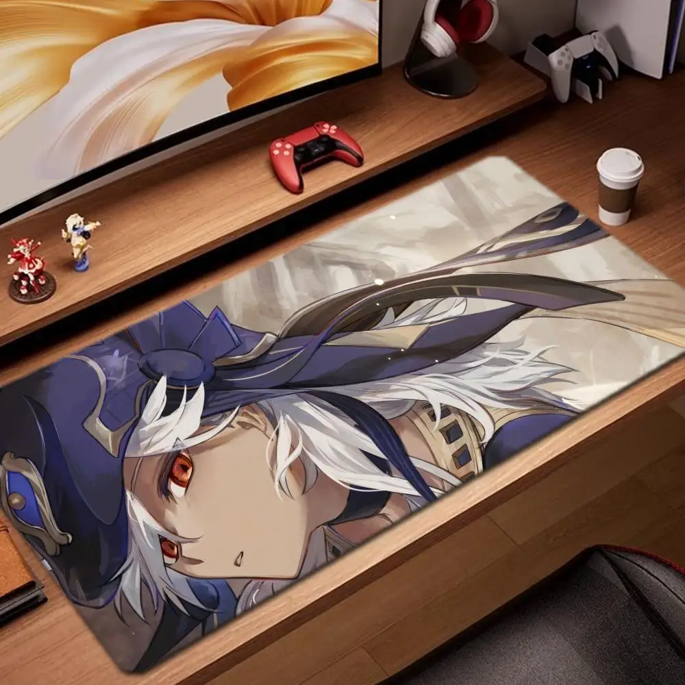 

Cyno wallpaper Mouse Pad Game Accessories keyboard pad XXL large locking edge 900X400 mm table mat Gaming mousepad