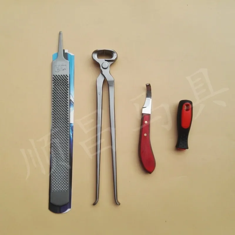 High quality hoof trimming nail hoof tool set horseshoe file hoof knife