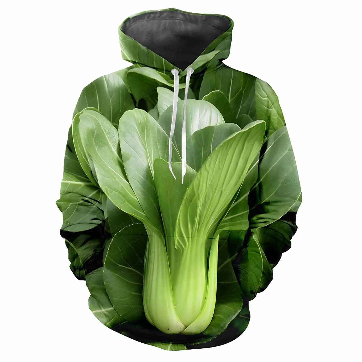 Hip Hop Creative Vegetable Pattern Printed Spring Autumn Men Hooded Hoodie Fashion Funny Casual Personality Quality Clothing Top