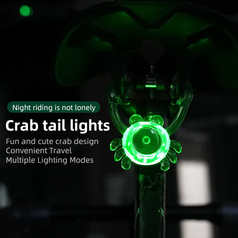 المحمولة عالية السطوع LED الدراجة الخلفية ضوء مقاوم للماء عمر البطارية الطويل ليلة ركوب الدراجات الضوء الخلفي سهلة التركيب دراجة الخفيفة