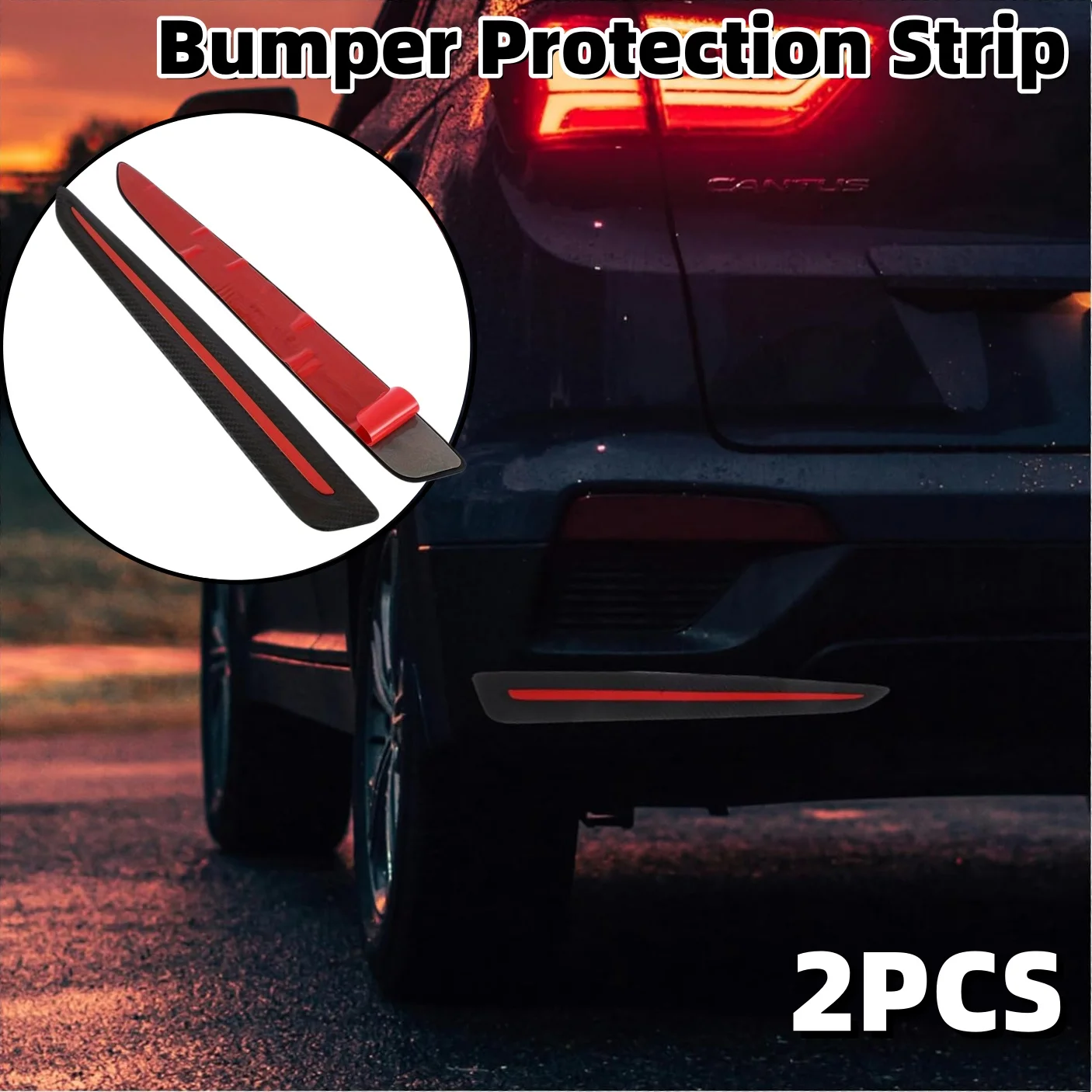 

Car Bumper Protection Strip Car Front Rear Styling Moulding Body Anti-Scratch Car Sticker Auto Exterior Bumper Protection Strip