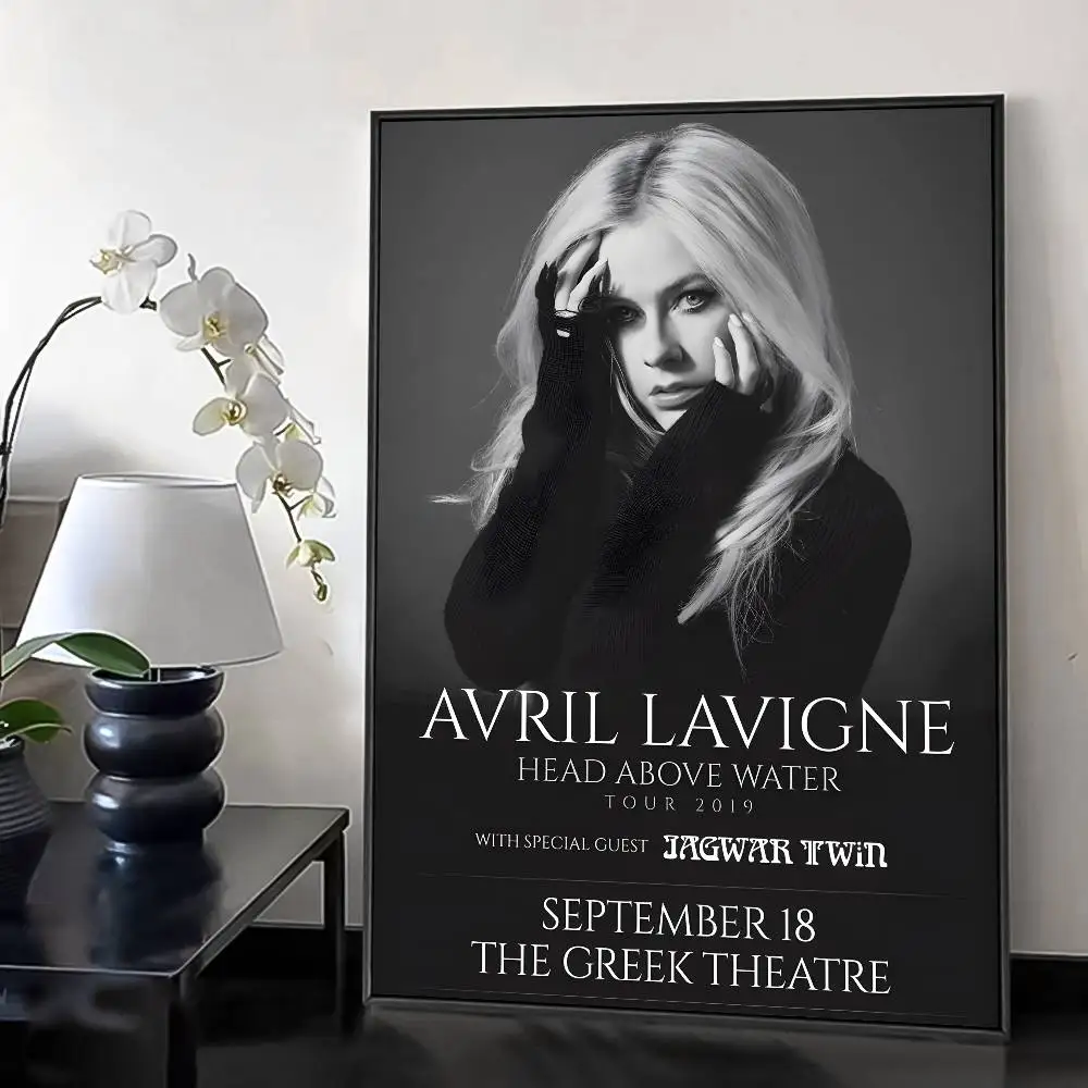 アヴリル・ラヴィーン 　Avril Ramona Lavigne　ポスター A-Avril Ramona Lavigne SINGER Poster HD art sticky wall waterproof