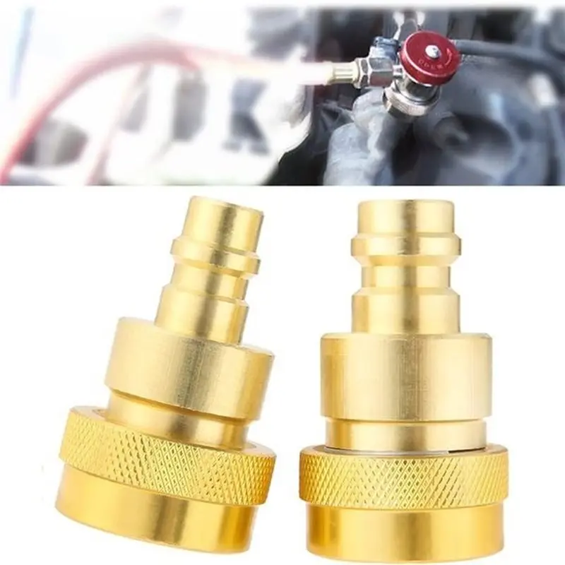 M04K High/Low Pressure Side R1234a To R1234yf Conversion Adapters Kit Quick Adjustable R134a For Air Conditioner US Plug