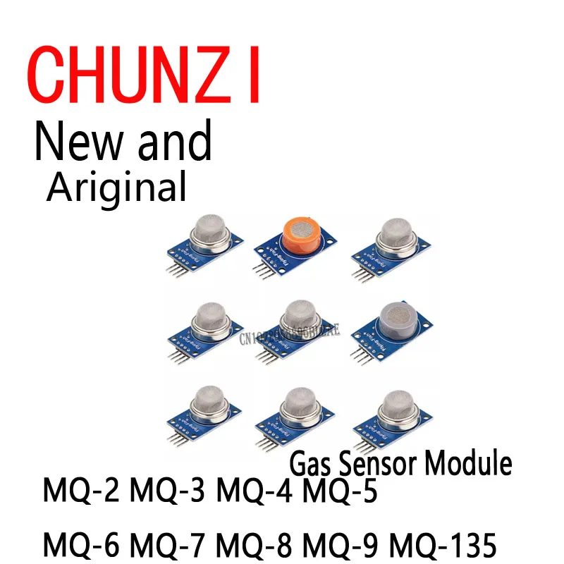Detection Smoke Methane Liquefied Gas Sensor module for arduino Starter DIY Kit MQ-2 MQ-3 MQ-4 MQ-5 MQ-6 MQ-7 MQ-8 MQ-9 MQ-135