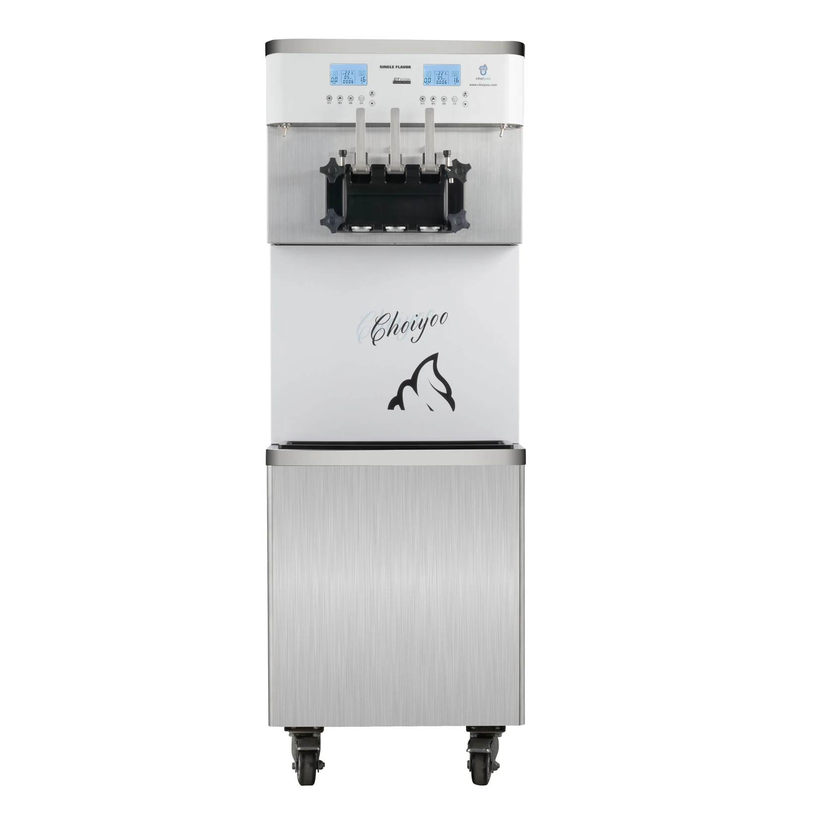 Floor Stand Soft Ice Cream Machine Three Flavor Soft Serve Machine Ice Cream Maker Machine
