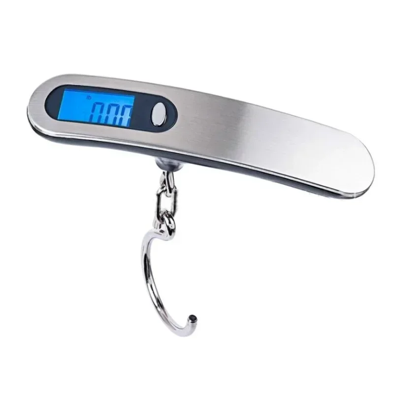 

Portable Electronic 50kg LCD Digital Scale, Hanging Steelyard for Luggage, Suitcase, Travel Bag, Fishing