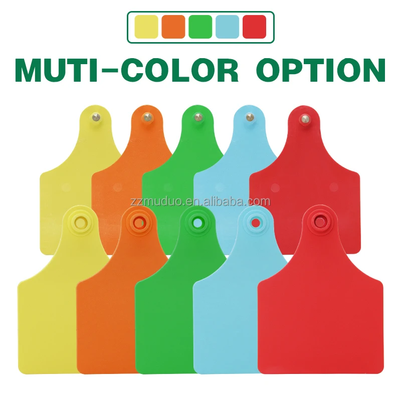 Livestock Management Marker Double Tag for Cow Cattle Sheep Ear Tags TPU Thicken Animal Ear Tags