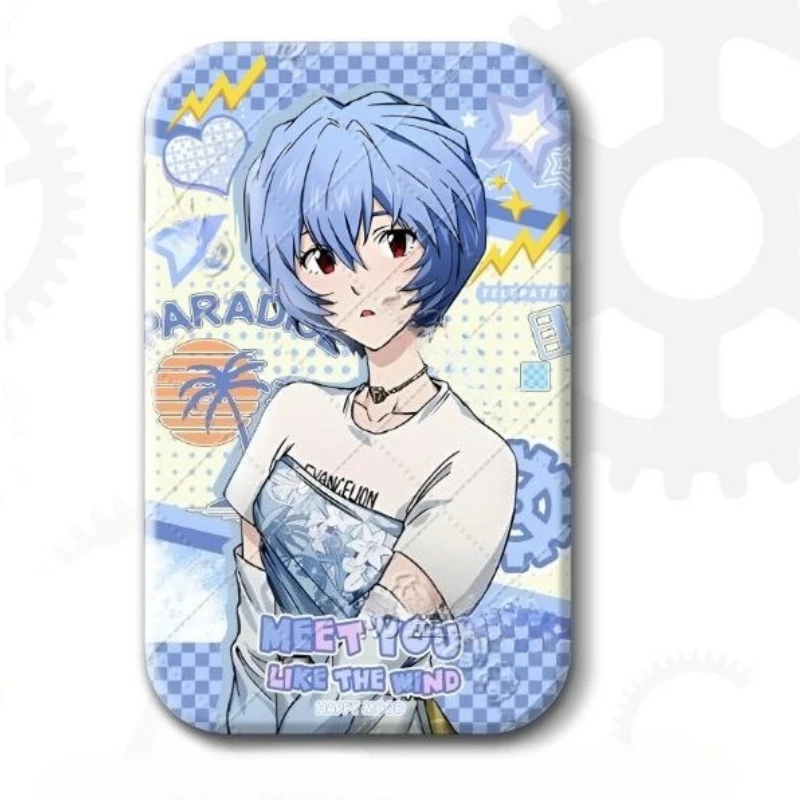 NEON GENESIS EVANGELION Ayanami Rei Asuka Langley Soryu personalità creativa bar distintivo studente spilla ciondolo regali di festa